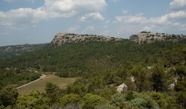 Vue du Nord de la Montagne Sainte Victoire