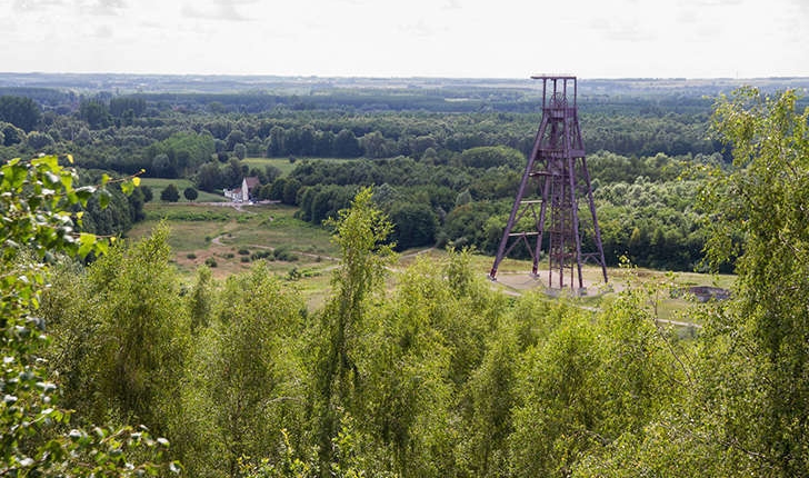 Circuit de la canarderie, le chevalement (Crédits: Bernard Deman)