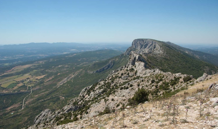 Vue de la balade du Pic des Mouches sur la Montagne de la Sainte Victoire